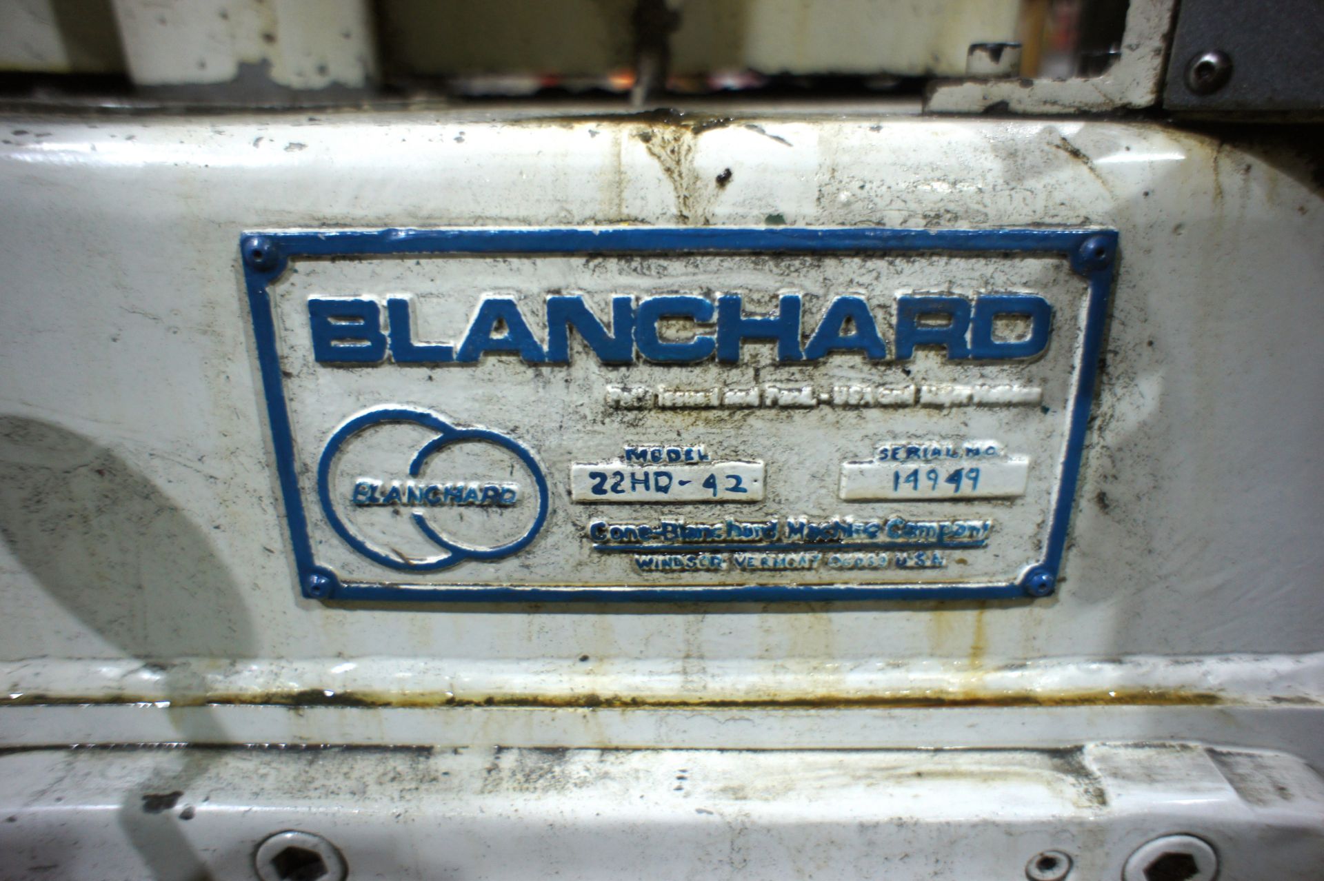 Blanchard 22-HD-42 segmental grinder - Image 5 of 11