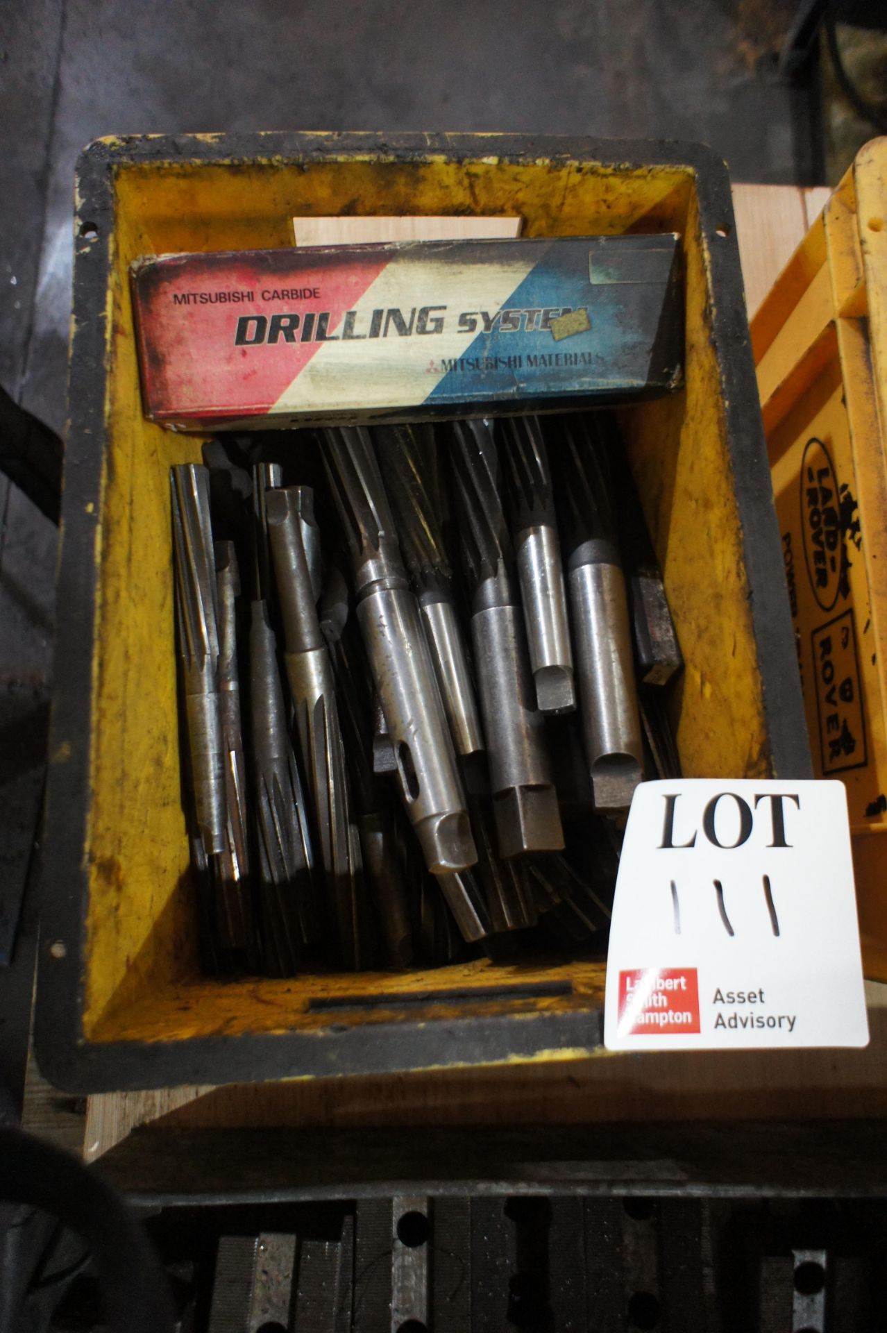 Quantity of various taper shank drills