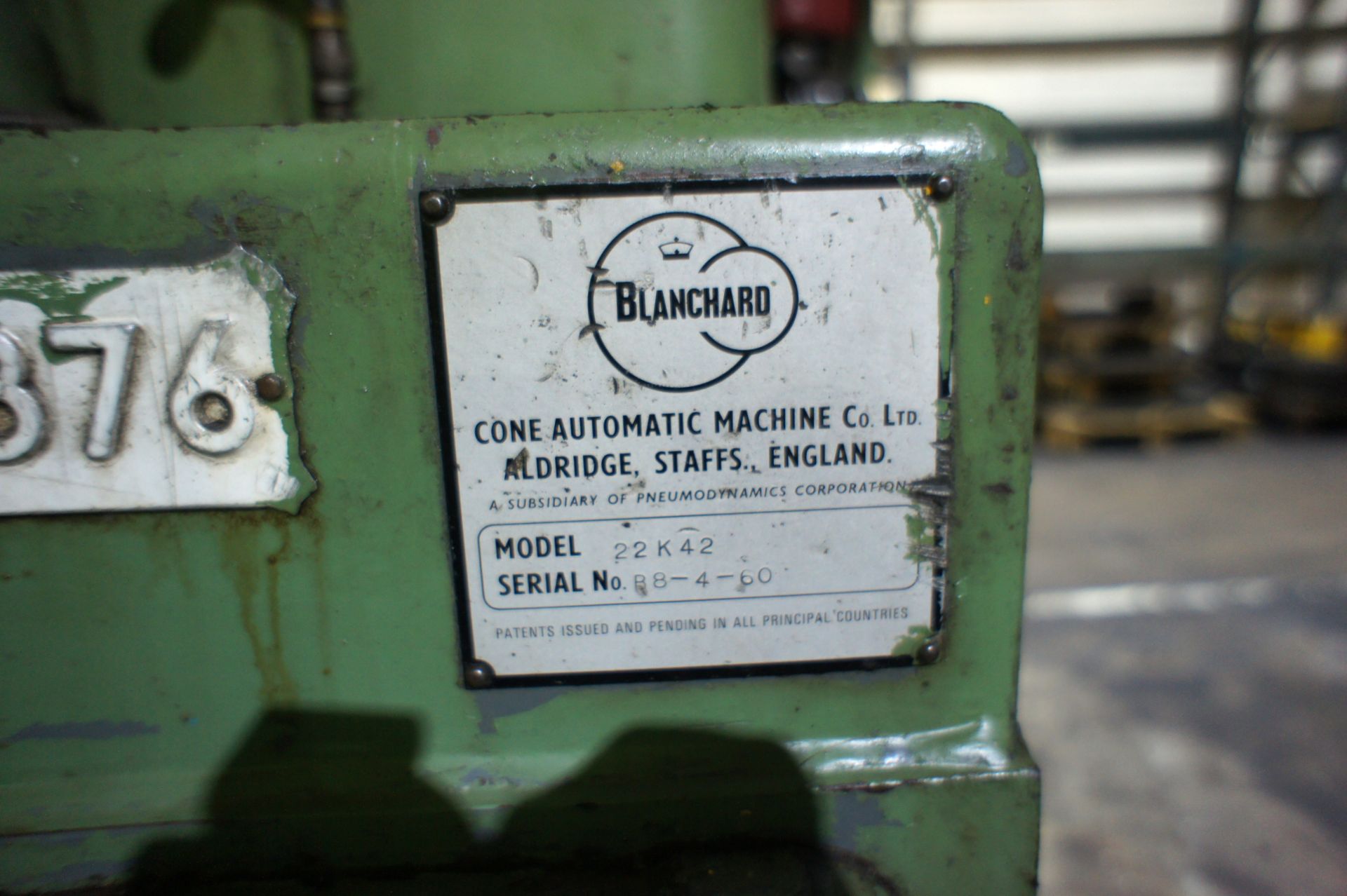 Blanchard 22-K-42 segmental grinder - Image 6 of 10