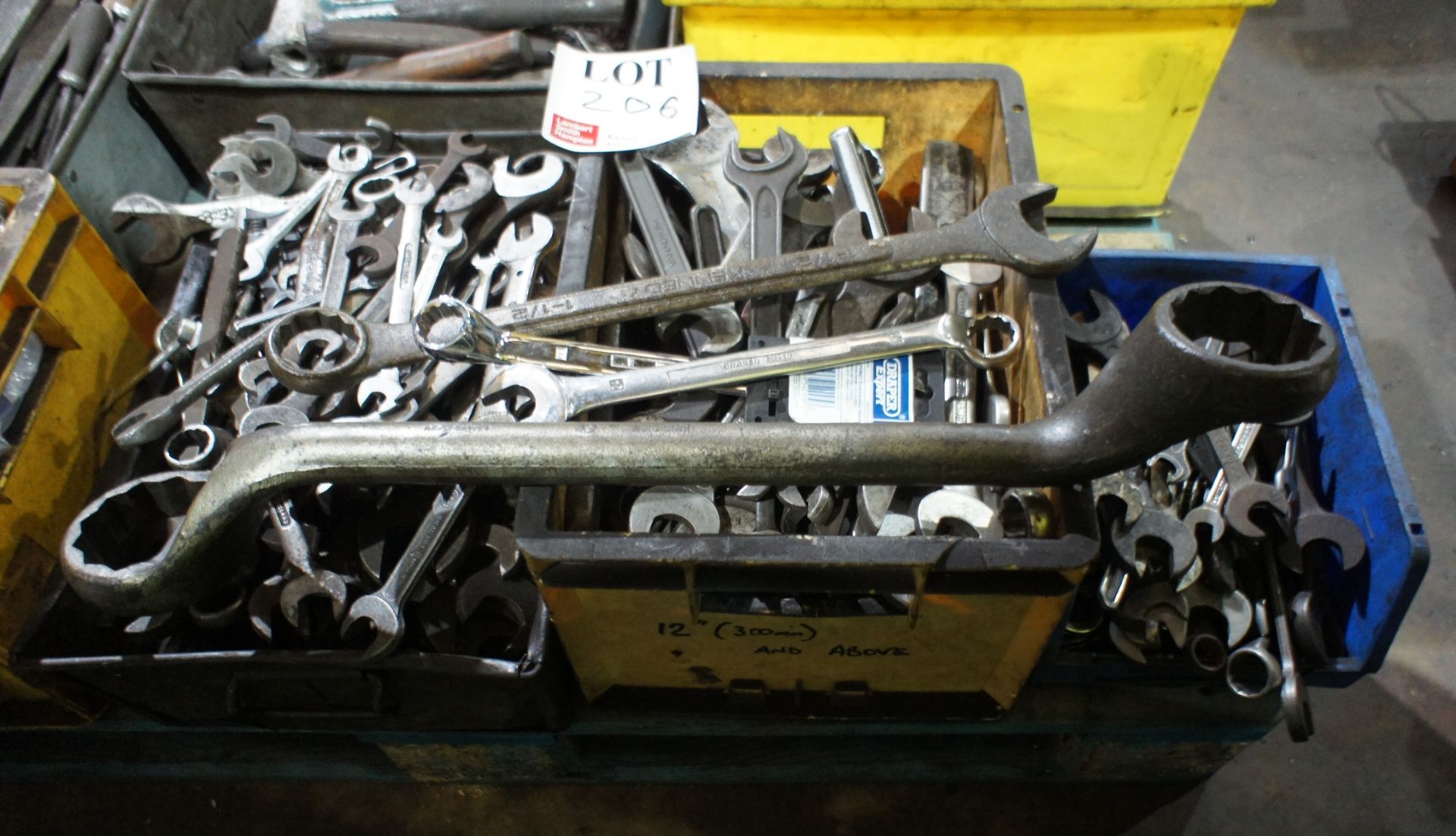 Large quantity of various spanners, to 3 boxes - Image 2 of 5