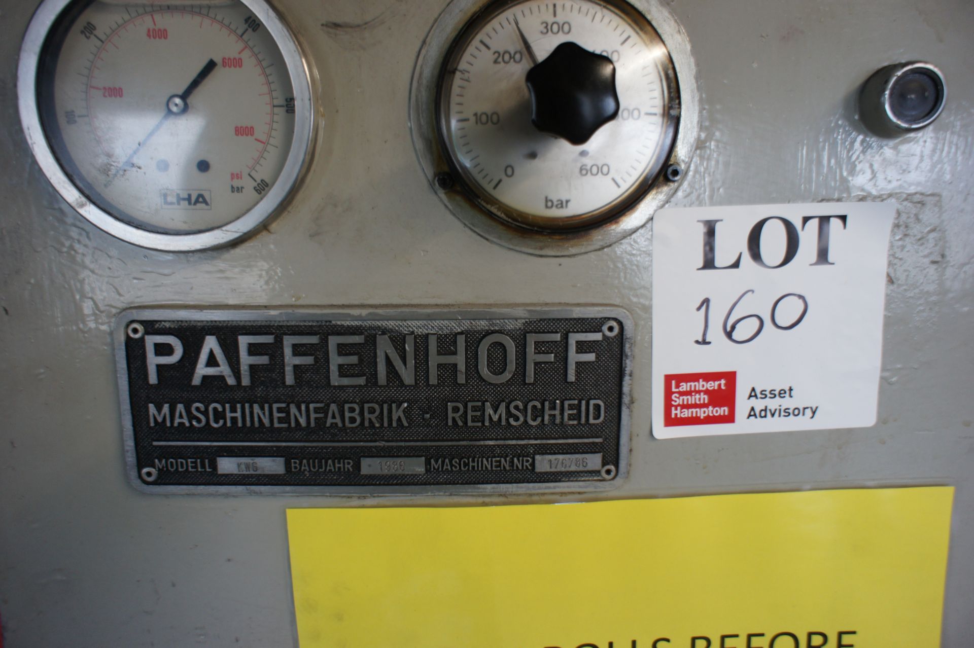 Paffenhoff KWG tension rolling machine - Image 3 of 6