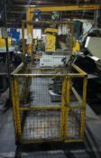 Fork lift truck lifting cage