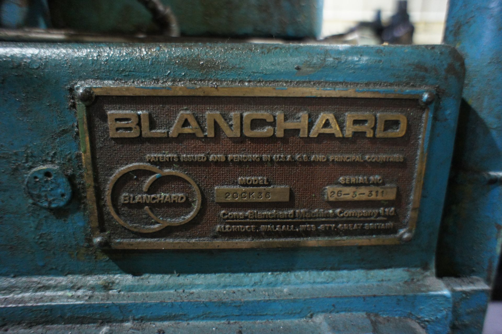Blanchard 20-CK-36 segmental grinder - Image 6 of 7