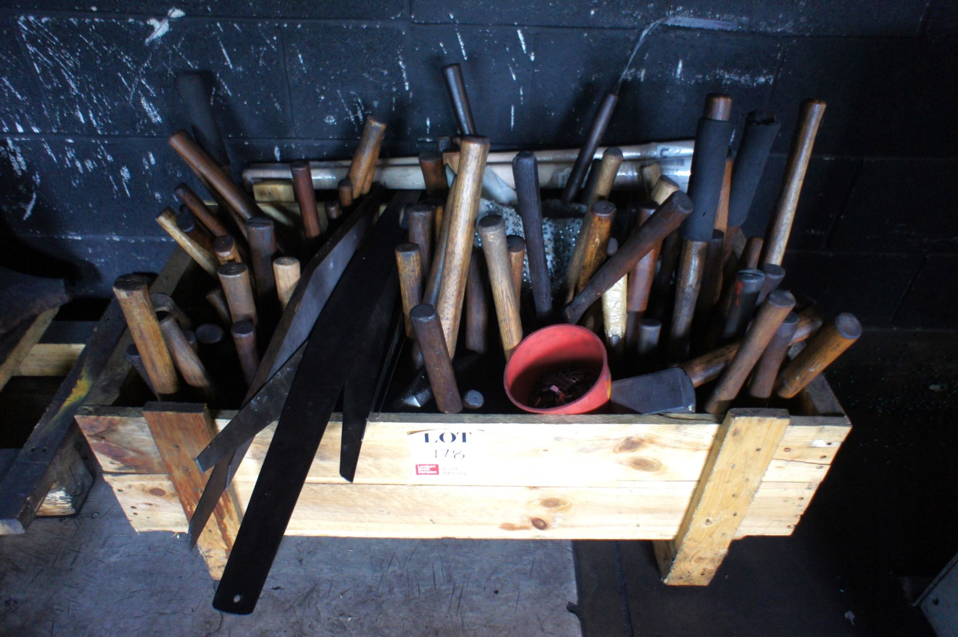 Quantity of various Smithing hand tools