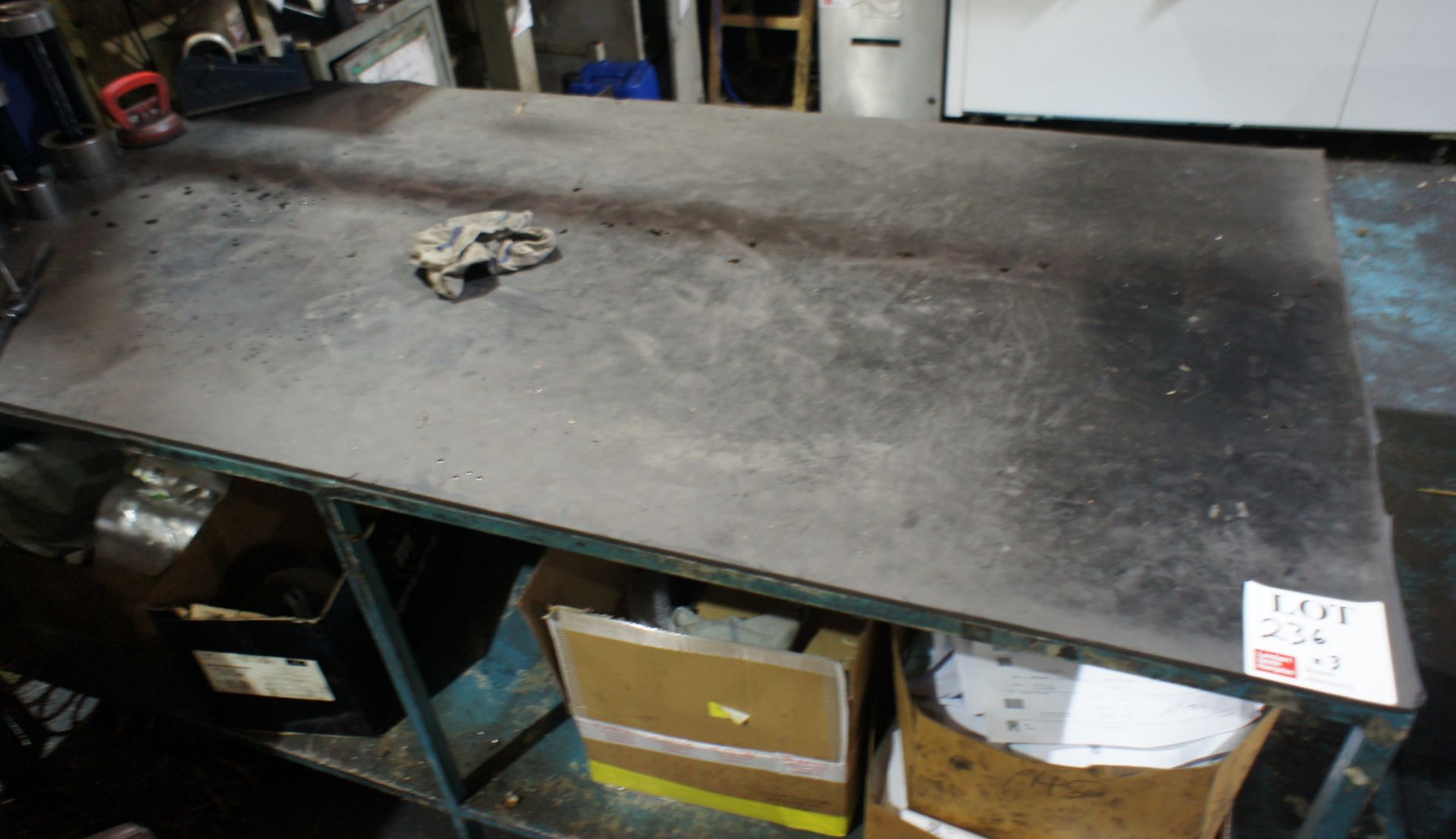 3 Steel framed assembly benches - Image 2 of 3