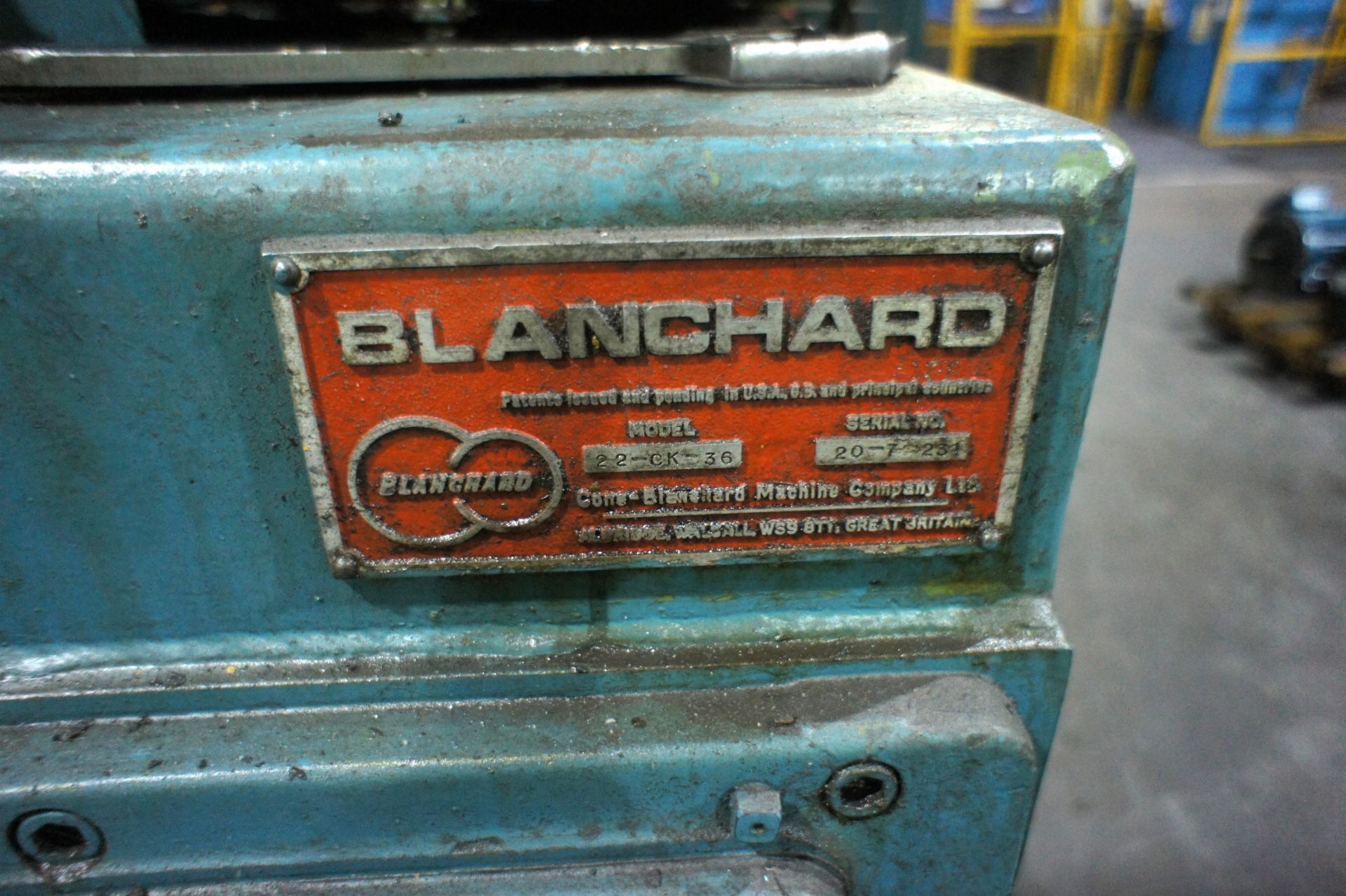 Blanchard 20-CK-36 segmental rotary grinder - Image 5 of 10