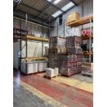 Four bays of various boltless adjustable pallet racking, approx. sizes: 2 x 2.3m x 1.1m x H: 4.