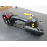 Fromm cordless strapping tool, model PS319 with Milwaukee 18v battery