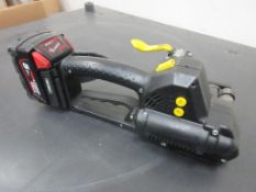 Fromm cordless strapping tool, model PS319 with Milwaukee 18v battery