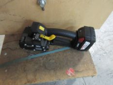 Fromm cordless strapping tool, model PS319 with Milwaukee 18v battery