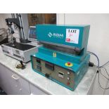 RDM Test equipment HSE-3 benchtop laboratory heat sealer, s/n: 7265