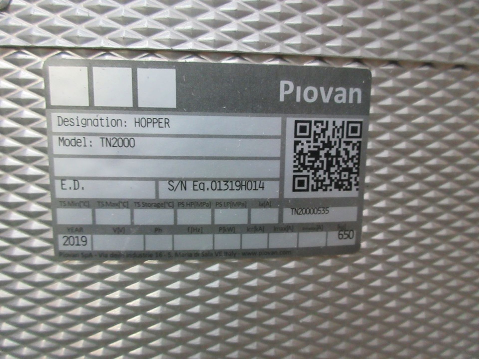 Piovan standalone system comprising: - Piovan DP644 dryer, s/n: eq 60000 (2019) - Piovan vacuum - Image 6 of 11