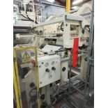 David-Standard twin station rewind station, roll capacity, approx.: 2.5m with: - Automatic roll