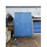 Denios steel 2 door chemical storage container, approx. size: 3m x 1.5m A work Method Statement