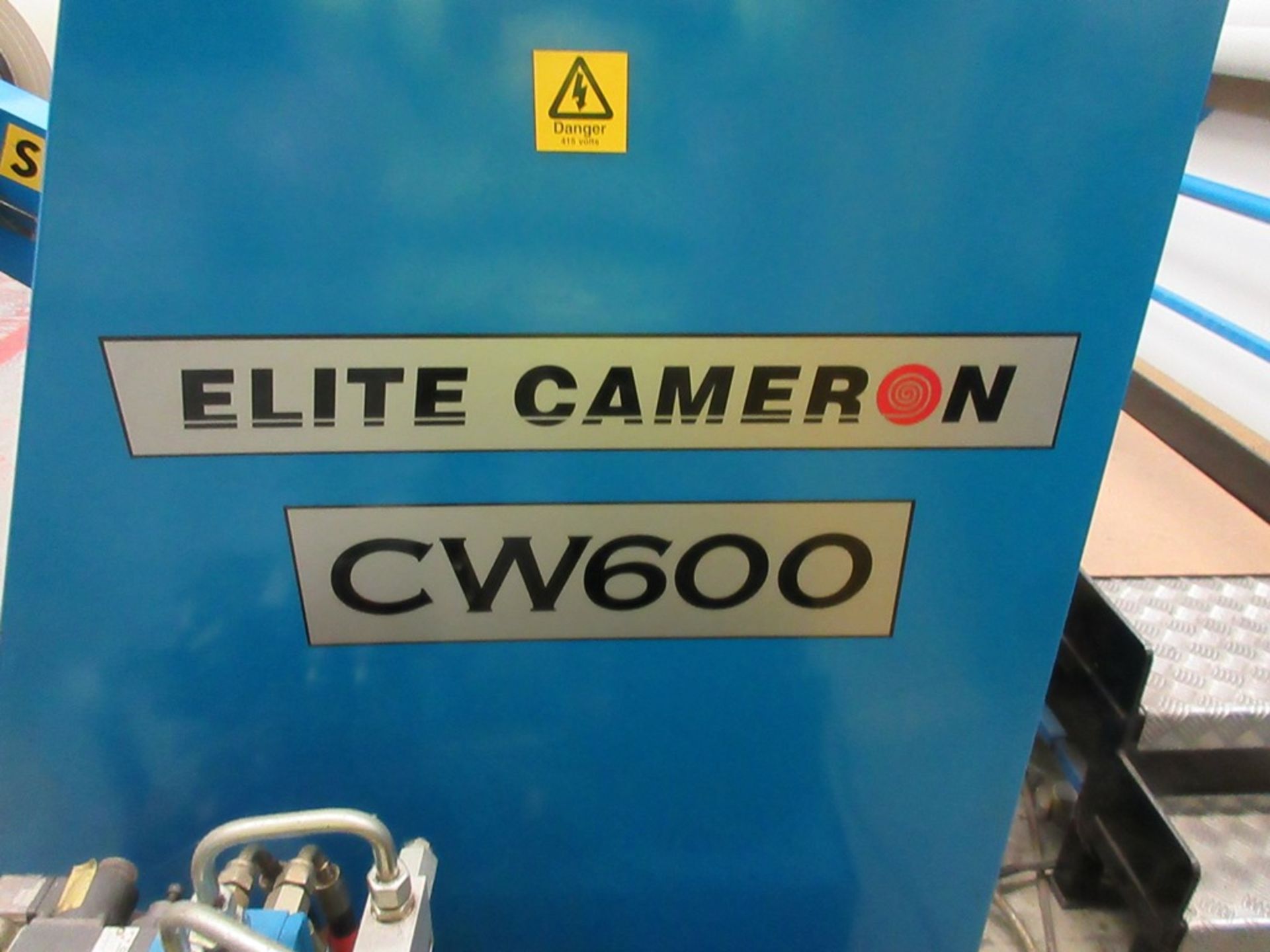 Elite Cameron CW600 automatic slitting machine, s/n: MO2030 (2001), capacity 3000kg with - - Image 5 of 16