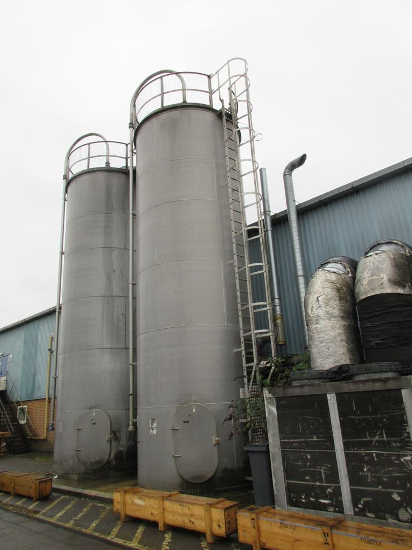 Aluminium single skin vertical silo, capacity 25ton A work Method Statement and Risk Assessment must - Bild 2 aus 3