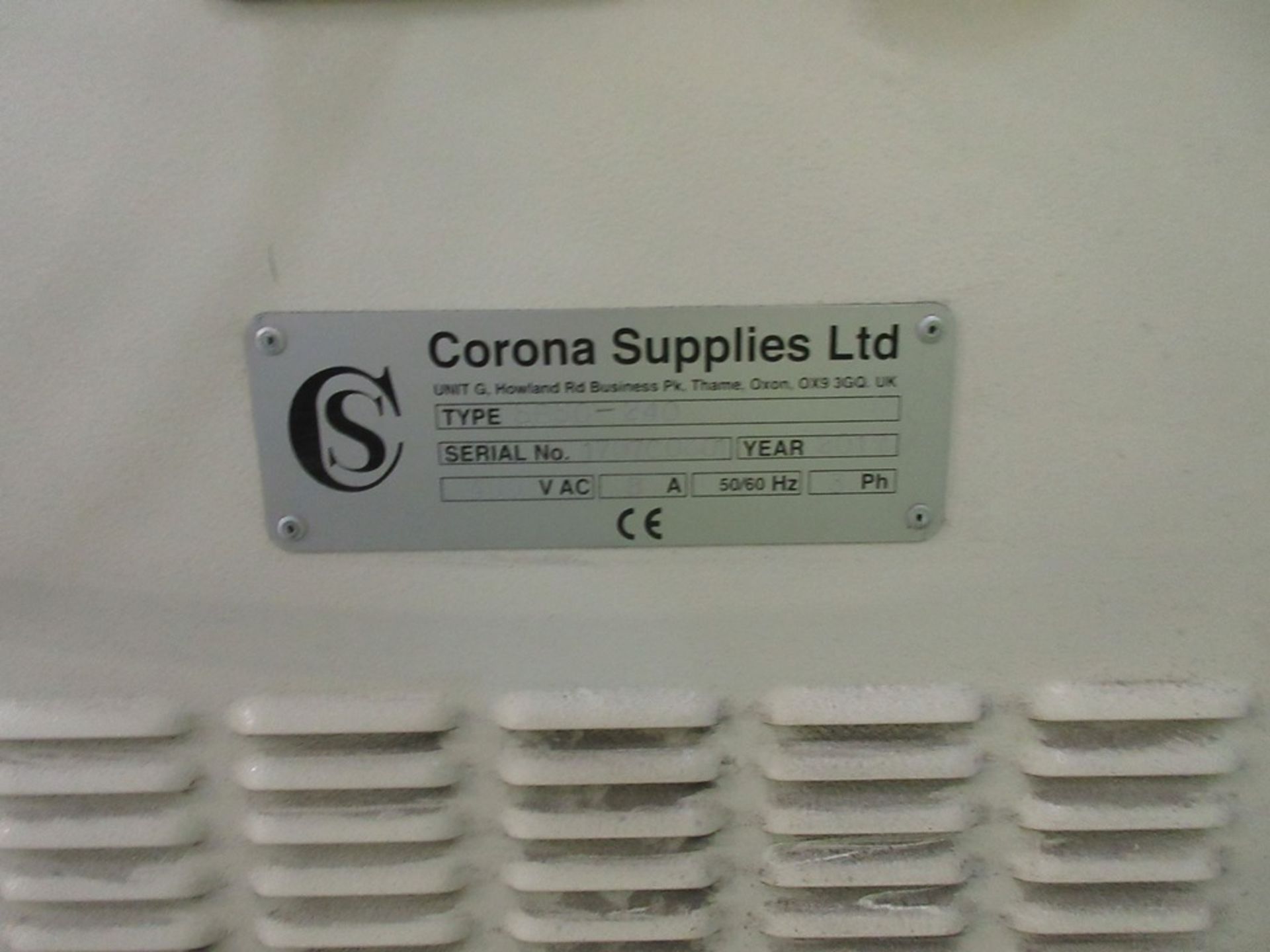 Corona Supplies Limited OZAT CFS-2G ozone generator, type SBSO-240, s/n: 1707C0601 (2019) (cost - Image 8 of 10