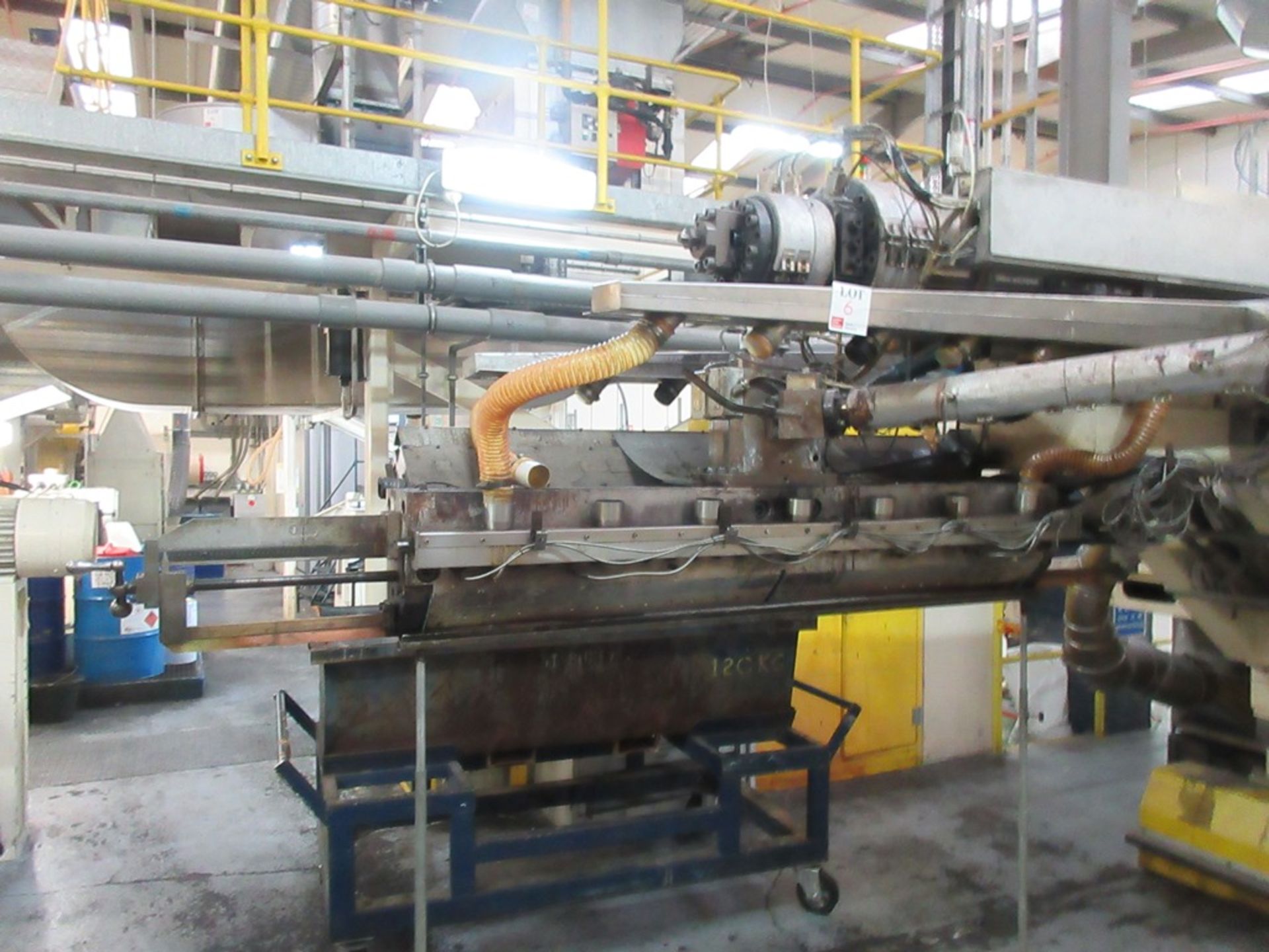 Co-extruder carriage with hydraulic adjustable width and height system, manual film thickness - Bild 4 aus 15