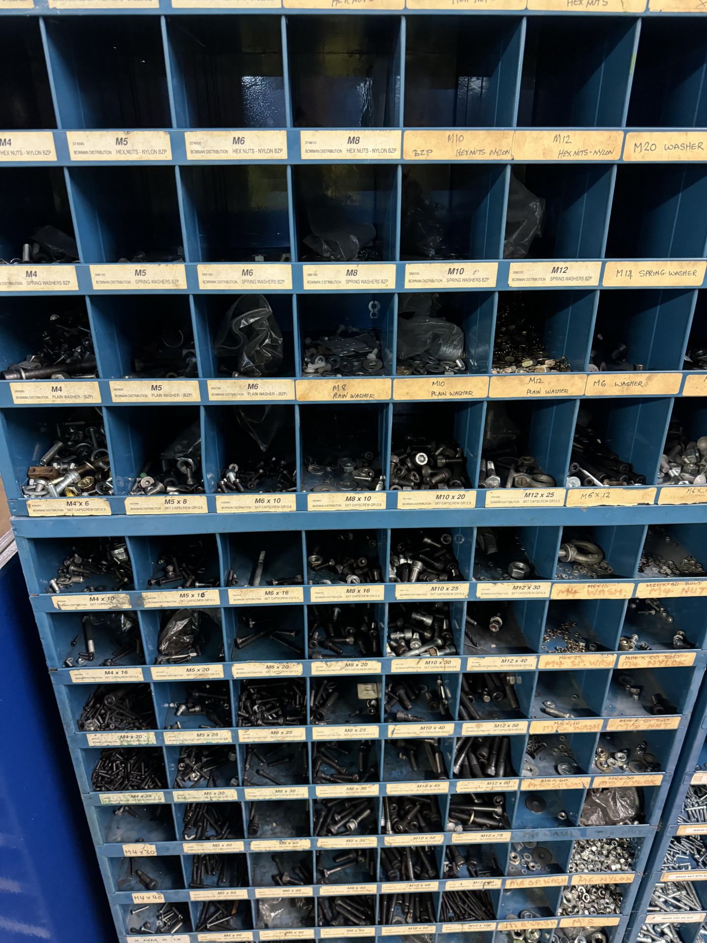 Two storage units with contents to include assorted screws, bolts, nuts etc - Image 2 of 4