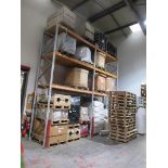 Six bays of various boltless adjustable pallet racking, approx. sizes: 5 x 3.6m x 1.2m x H: 6m / 1 x