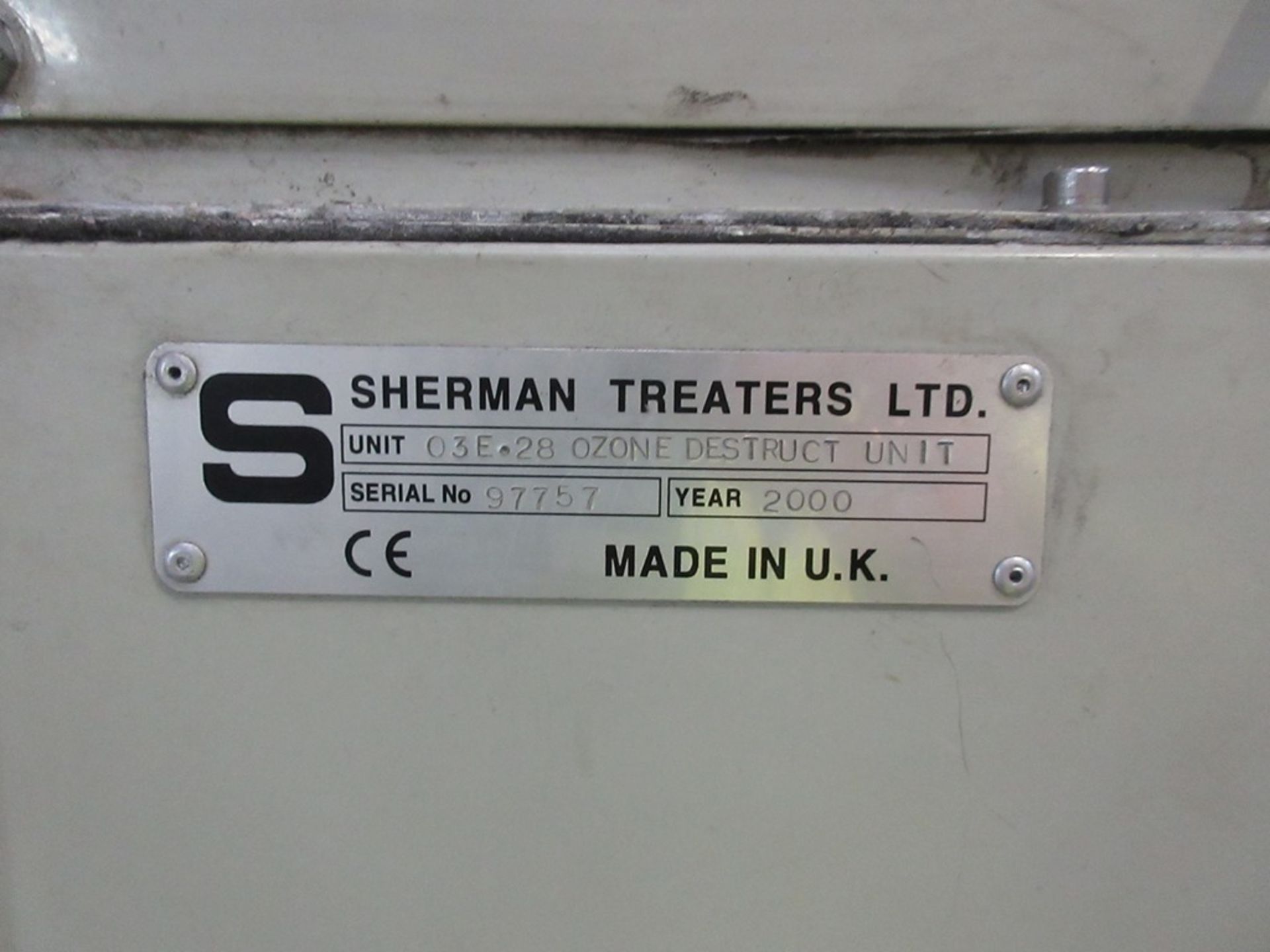 Sherman Treaters Pre- treater, type GX100R, s/n: 100172 (2000) with overhead system, type HT7, s/ - Bild 8 aus 10