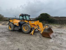 JCB 540V140 Loadall telescopic telehandler Registration: SE19 XGO, PIN no. JCB5A87GHK2790054 (