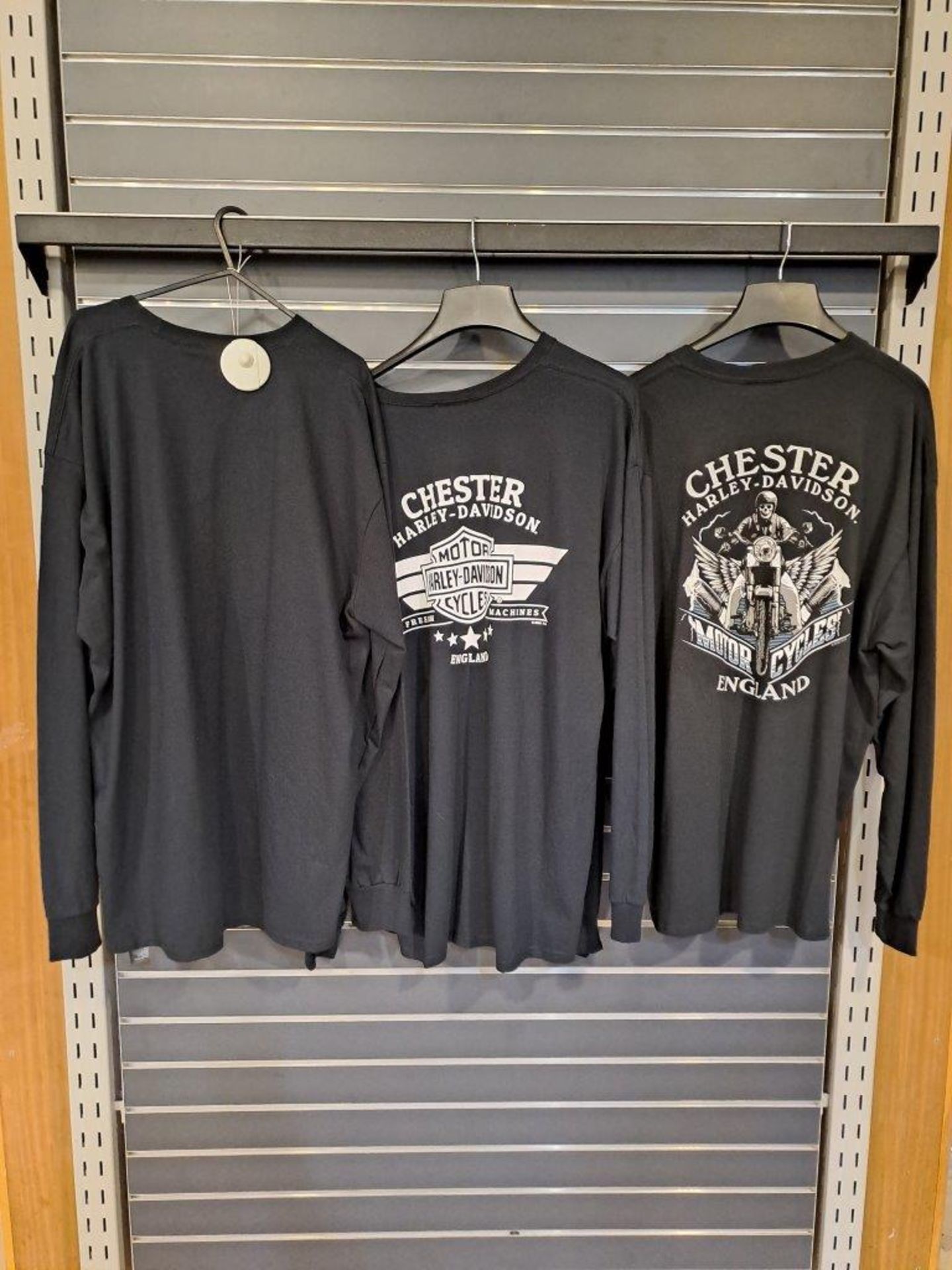 3 x Harley Davidson 2XL Mens Long Sleeve T-Shirts - Image 2 of 4