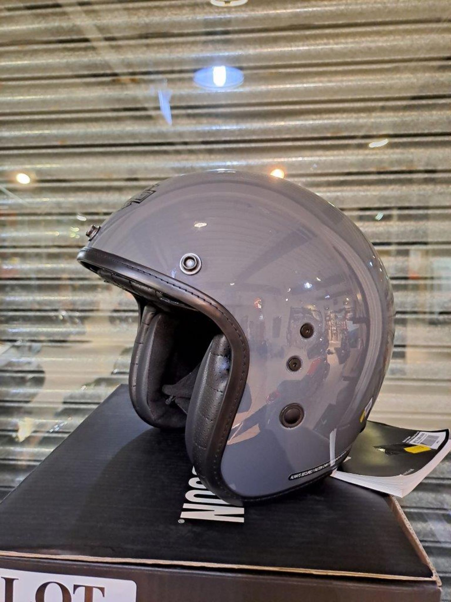 Harley Davidson 3/4 Acromatic Xsmall Helmet - Image 3 of 7