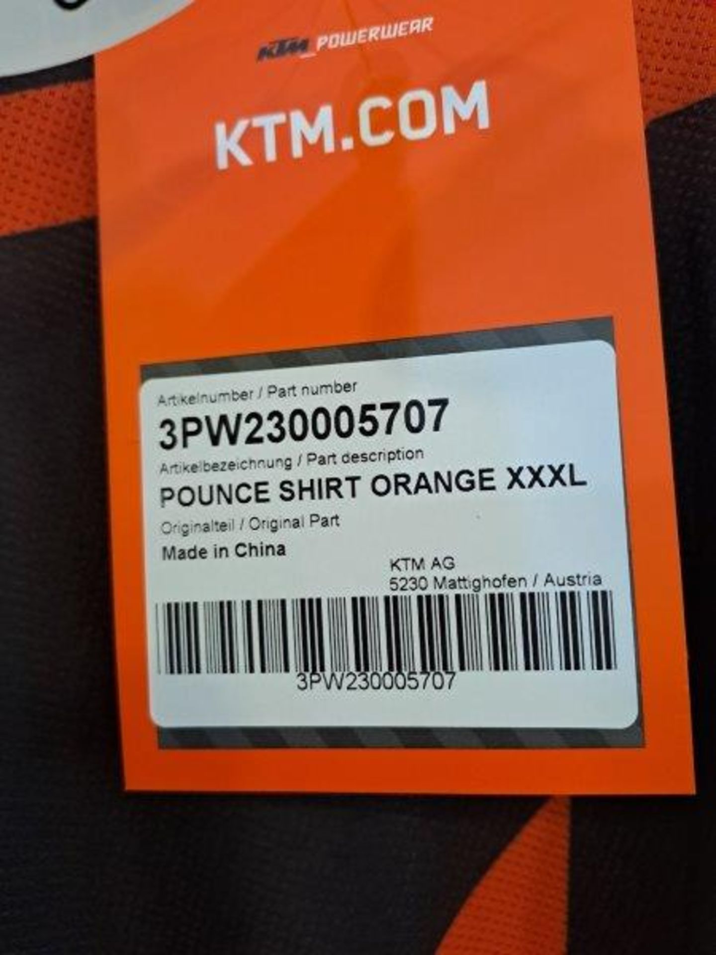 2 x KTM Shirts, Size XXX-Large - Image 3 of 6