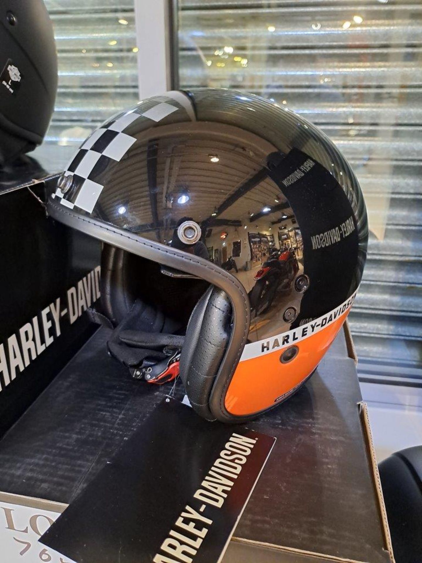 Harley Davidson 3/4 Apex Large Helmet - Image 2 of 7