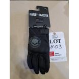 Harley Davidson Skull XL Motorcycle Gloves