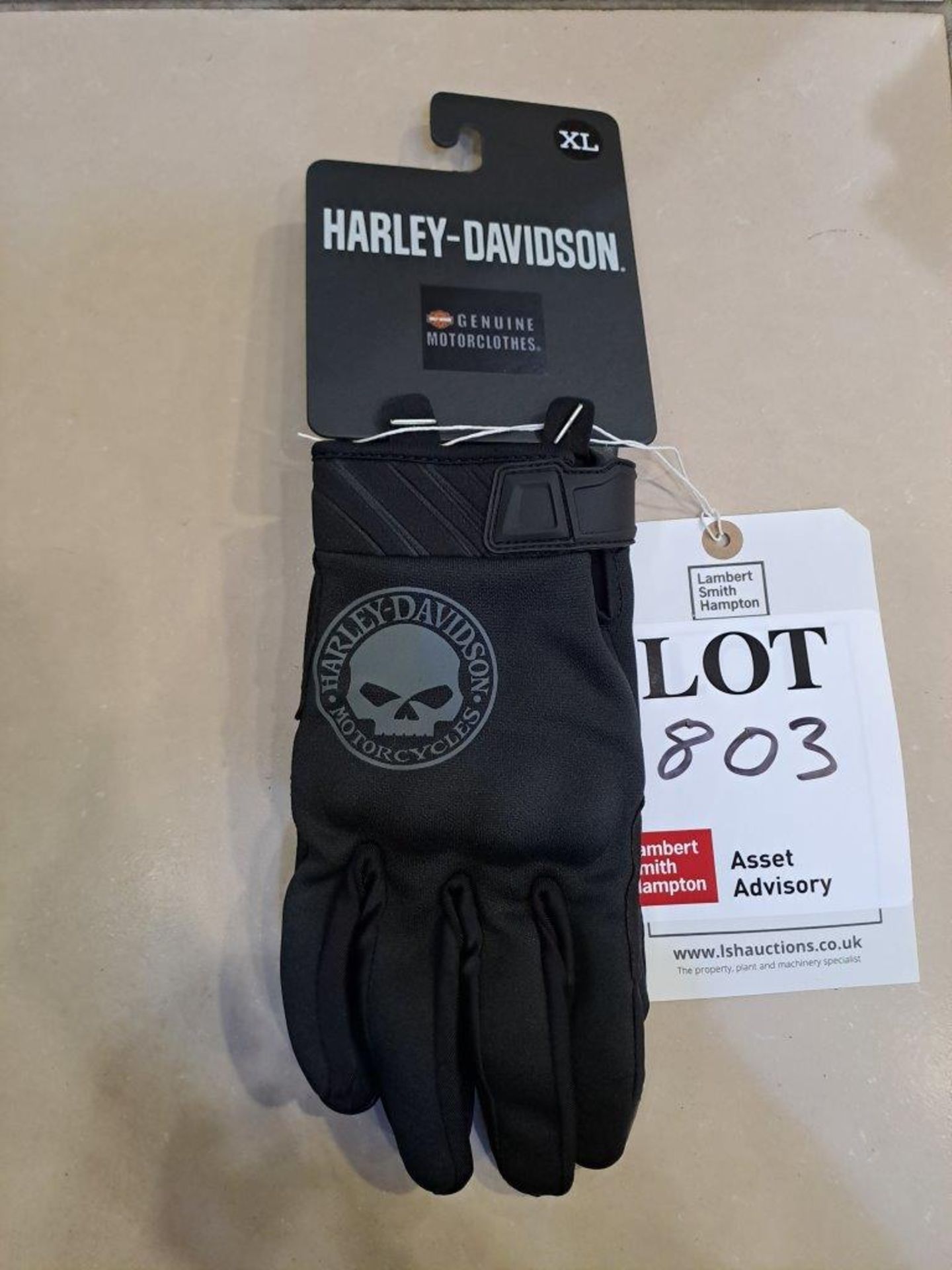 Harley Davidson Skull XL Motorcycle Gloves