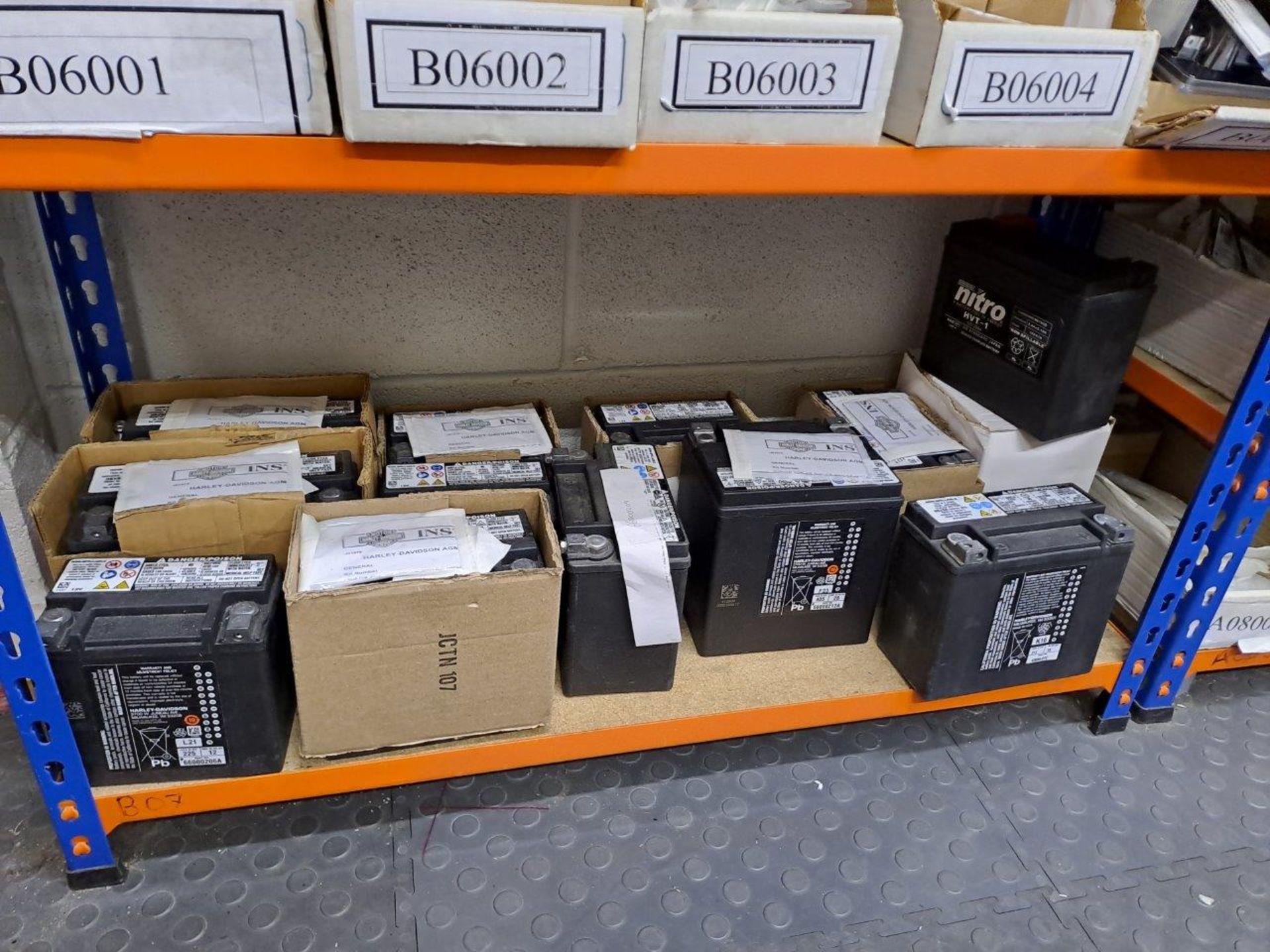 Quantity of Harley Davidson parts, to 3 shelves as pictured - Image 3 of 5