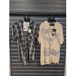 2 x Harley Davidson Medium Mens Short Sleeve Shirts