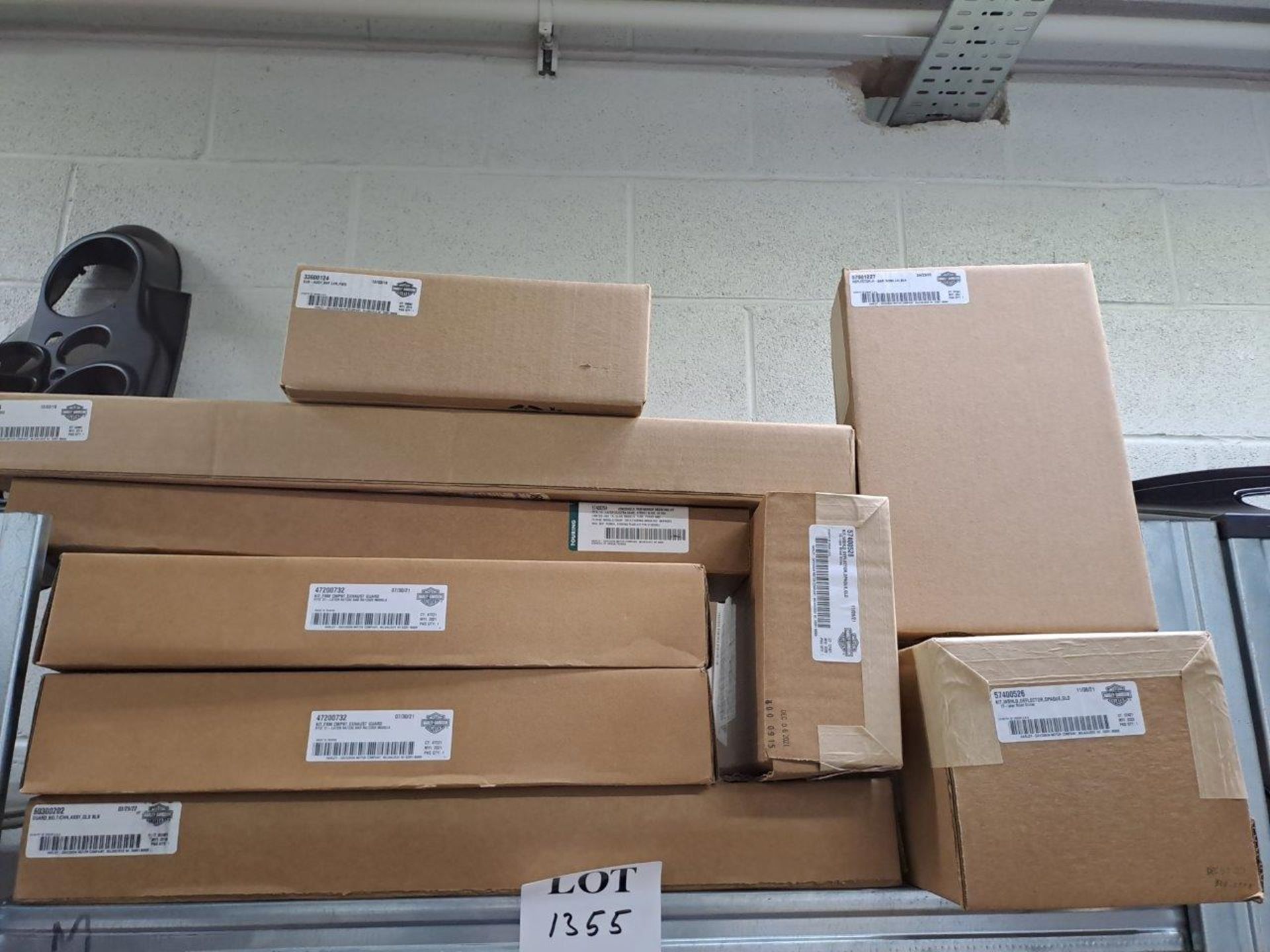 Quantity of Harley Davidson parts, to 4 shelves as pictured - Image 2 of 7