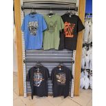 5 x Harley Davidson Large Mens T-Shirts