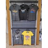 5 x Harley Davidson Small Womens T-Shirts