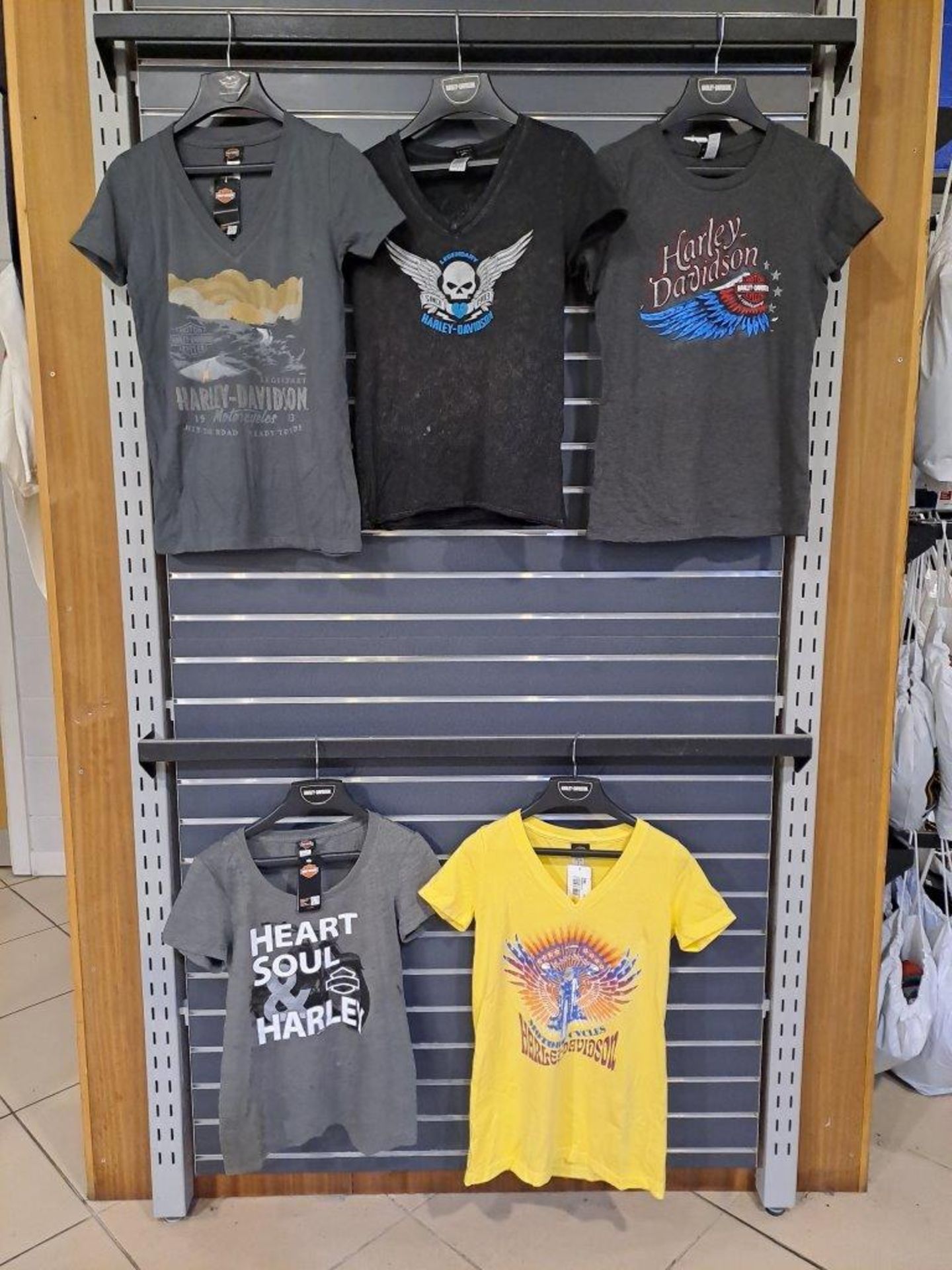 5 x Harley Davidson Small Womens T-Shirts