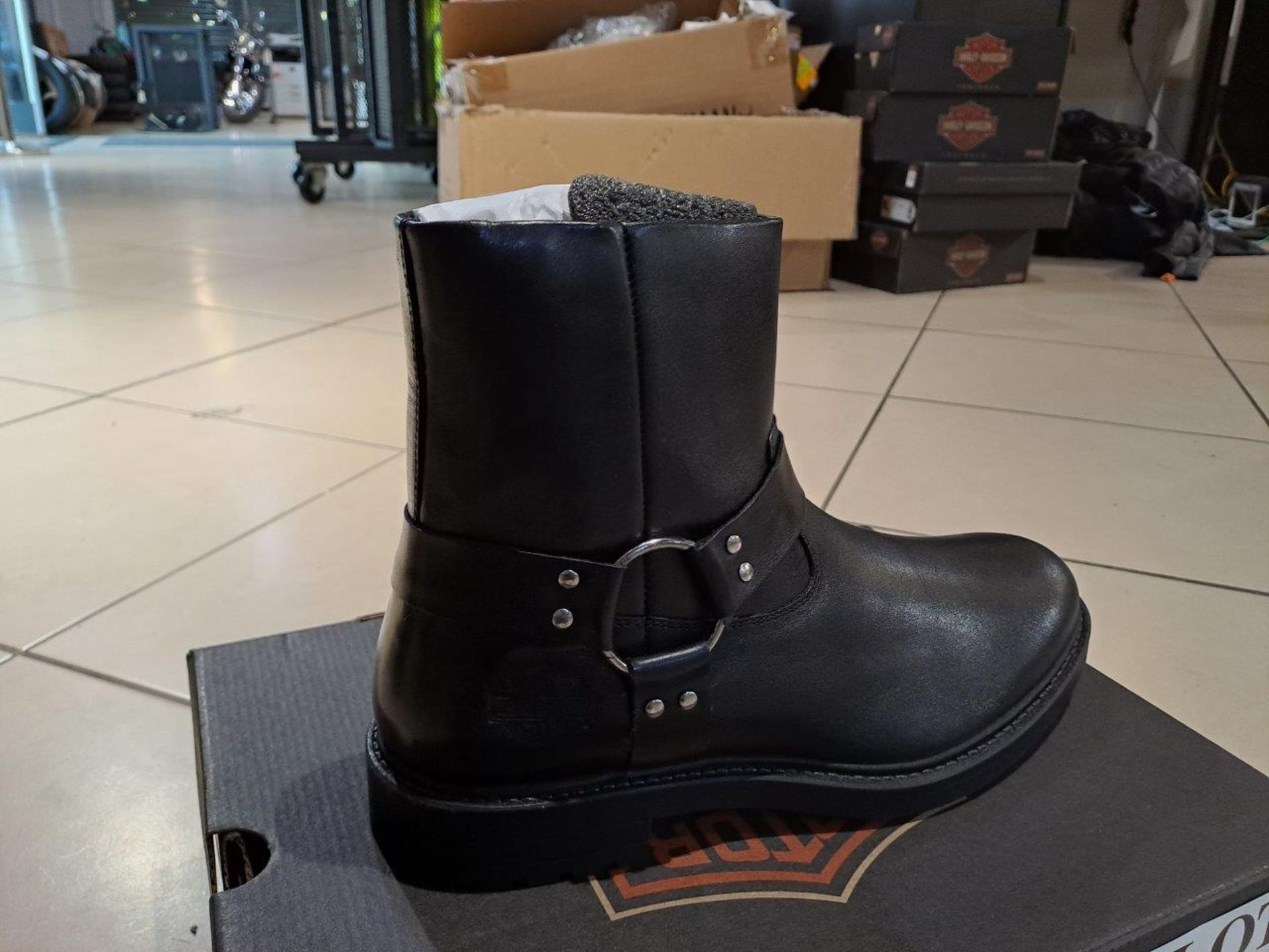 Harley Davidson Durland Size 8 Mens Boots - Image 5 of 8