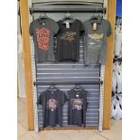 5 x Harley Davidson Large Womens T-Shirts