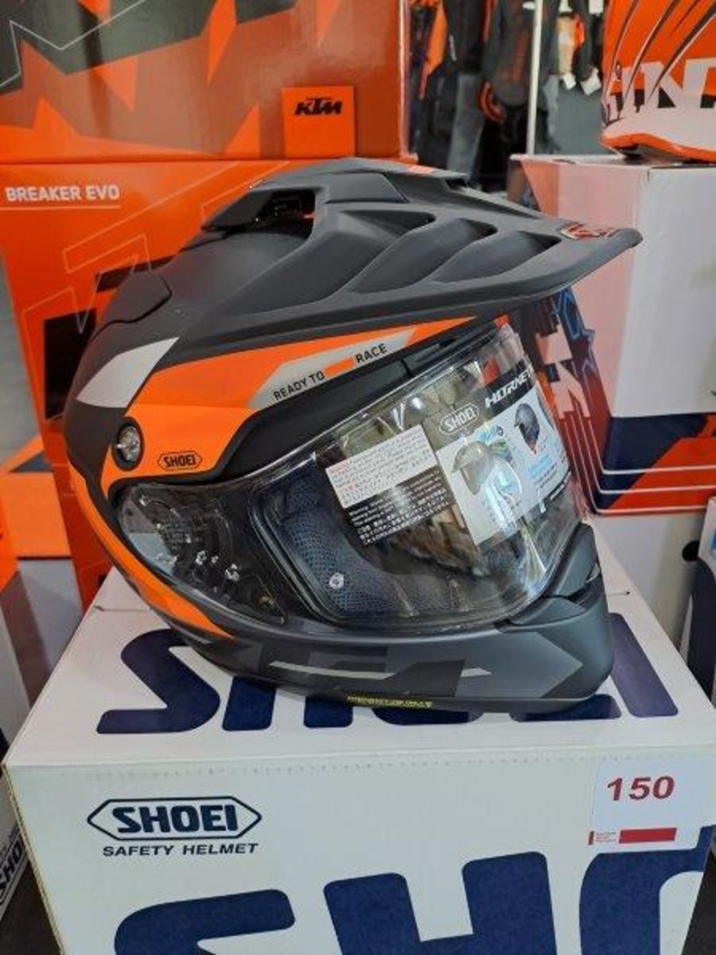 Shoei KTM Hornet ADV v2 M-57-58 Motorbike Helmet - Image 2 of 6