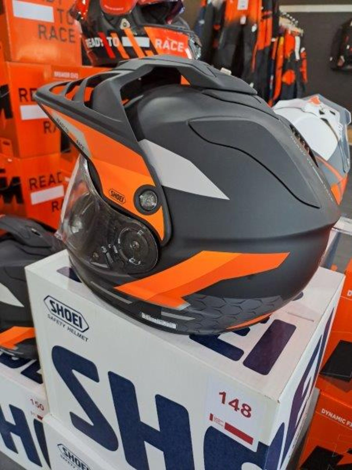 Shoei KTM Hornet ADV v2 XL-61-62 Motorbike Helmet - Image 3 of 7