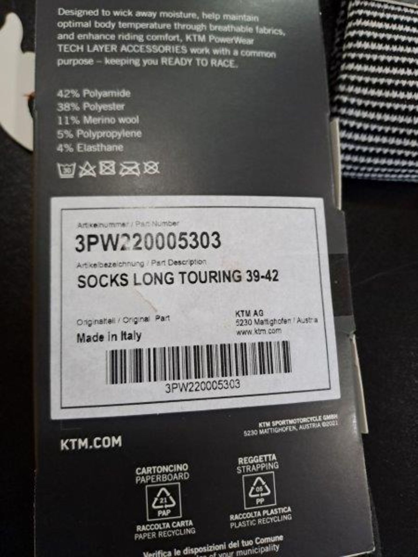 8 x Pairs of KTM Motorbike Socks - Bild 6 aus 9