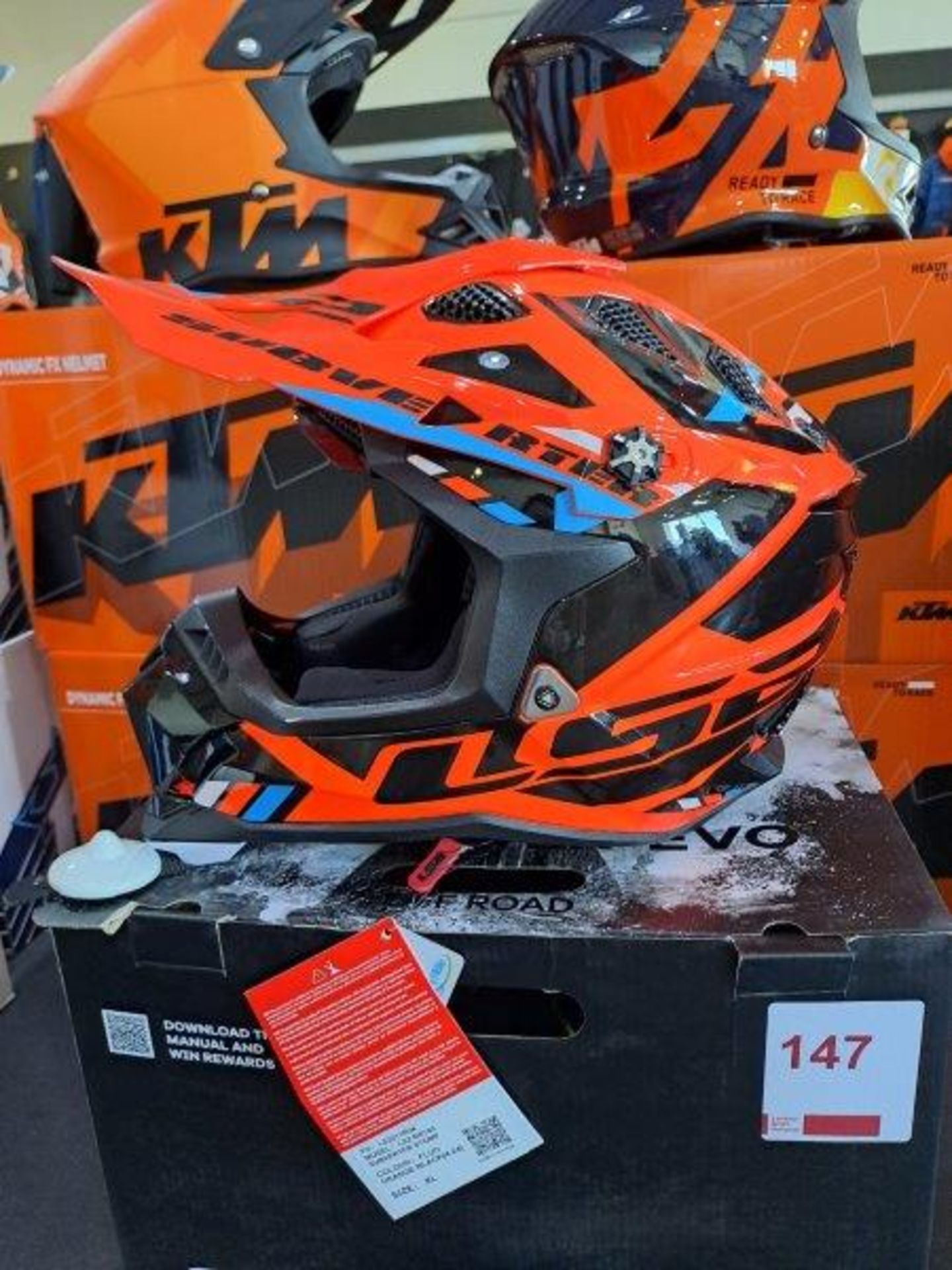 LS2 MX700 Subverter Stomp XL Motorbike Helmet - Image 2 of 7