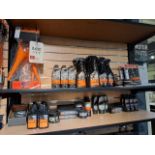 Quantity of Harley Davidson Parts & Accessories, to Retail Display board as Pictured