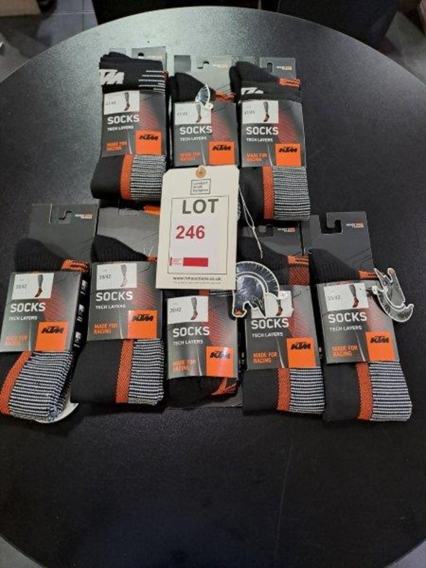 8 x Pairs of KTM Motorbike Socks - Image 2 of 9