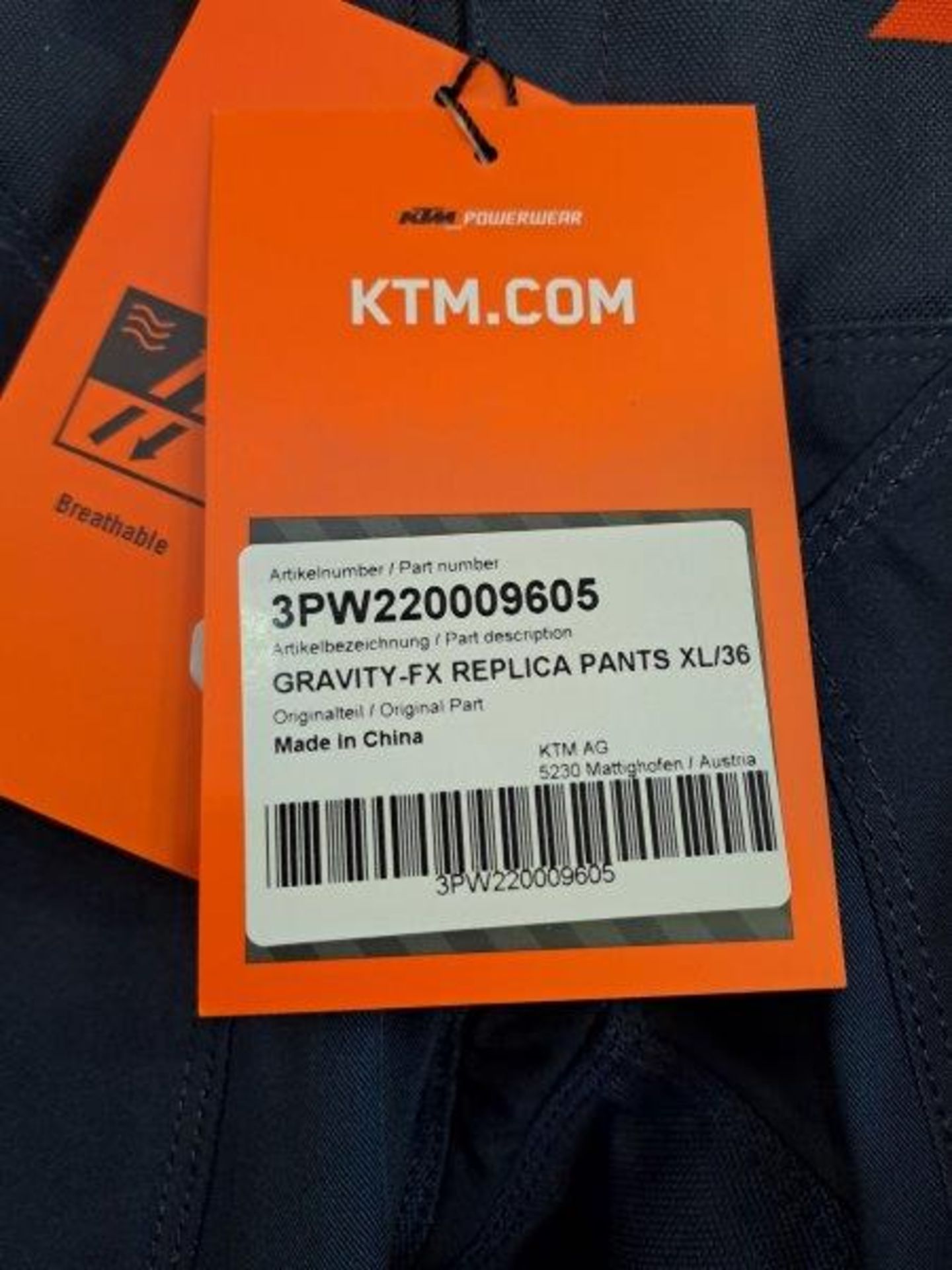 KTM Gravity FX Replica XL 36 Motorbike Trousers - Image 2 of 6