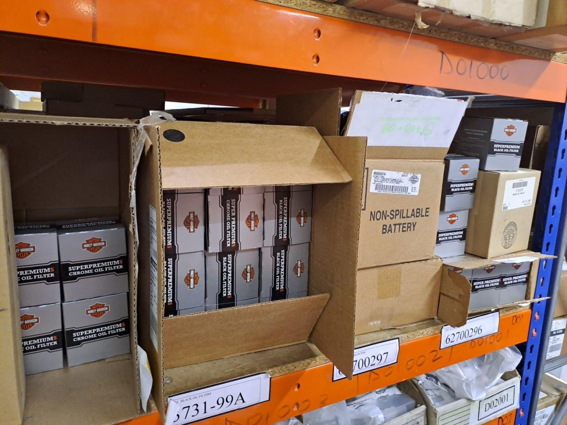 Quantity of Harley Davidson parts, to 2 shelves as pictured - Image 6 of 8