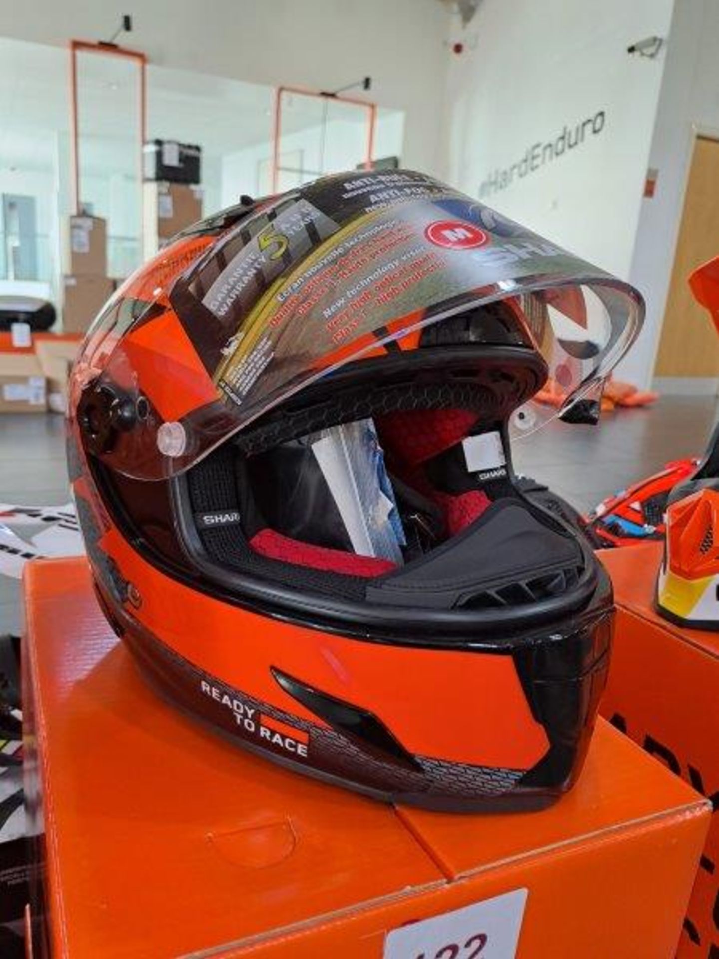 KTM Race R Pro M-57-58 Motorbike Helmet - Image 3 of 7