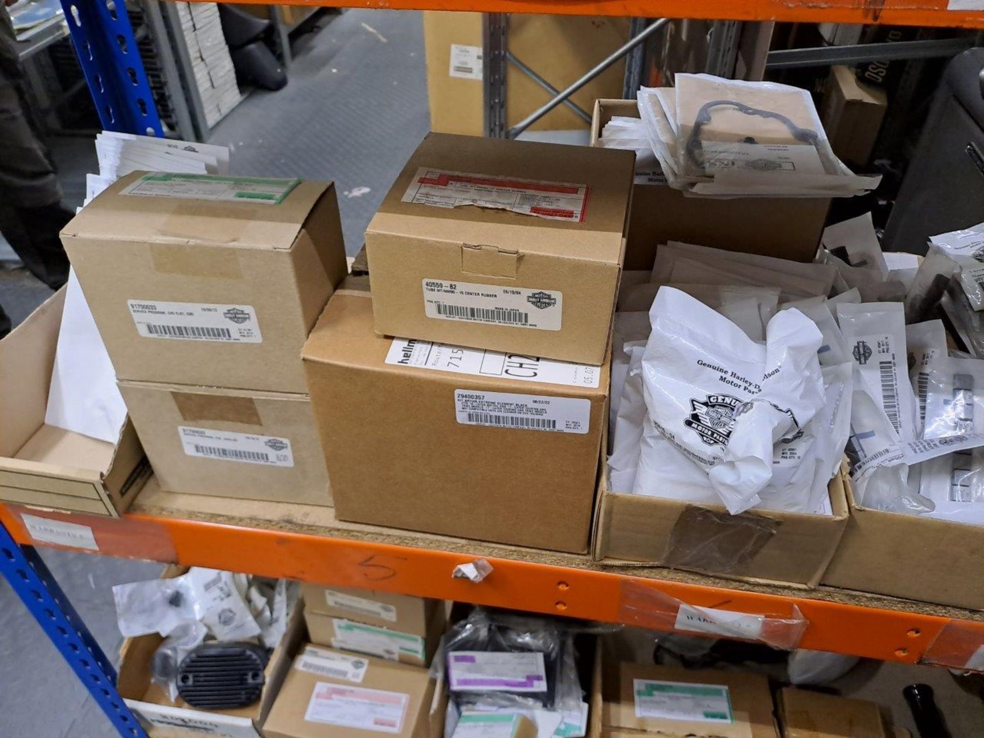 Quantity of Harley Davidson parts, to 3 shelves as pictured - Image 5 of 9